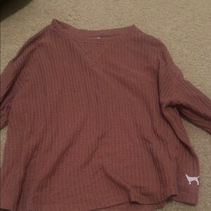PINK Victoria's Secret Textured Knit Top